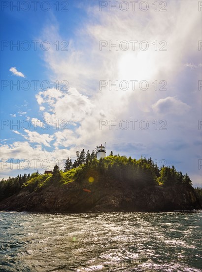 Lighthouse on cliff