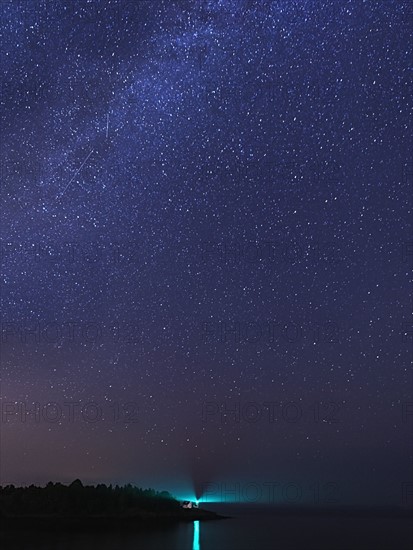 Lighthouse at night