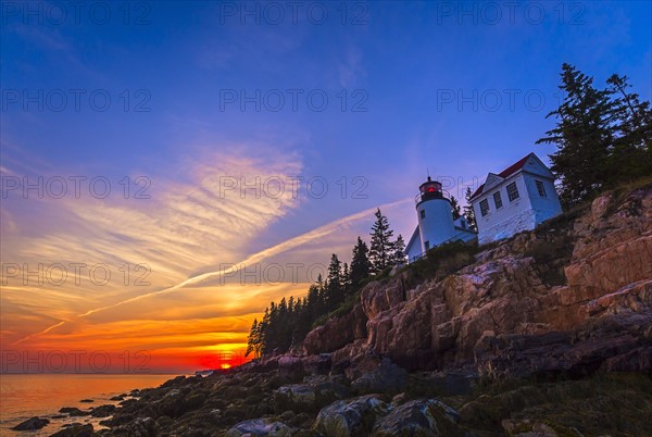 Lighthouse at sunset