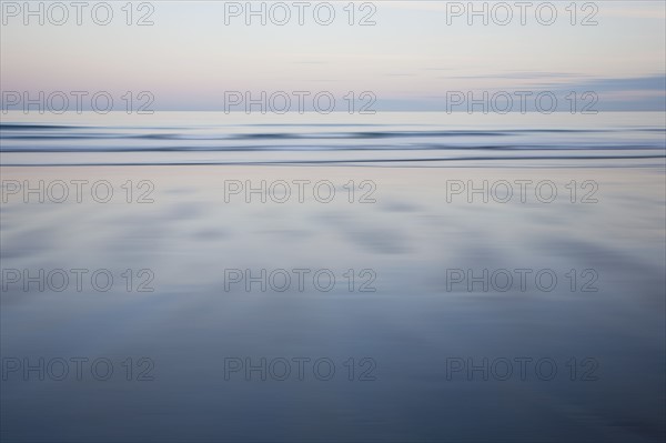 Scenic seascape at dusk