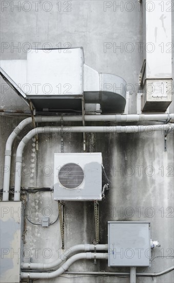 Air conditioner on wall