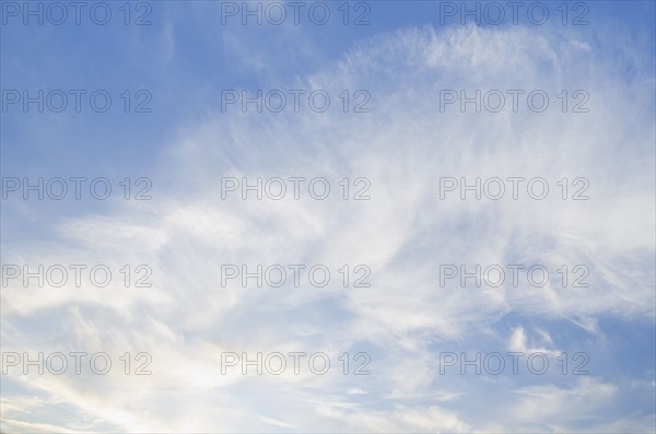 Clouds on blue sky