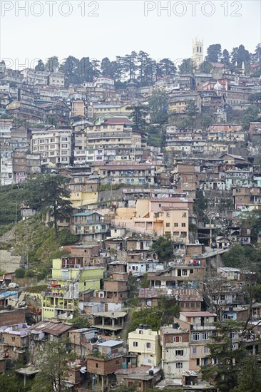 Houses on hill