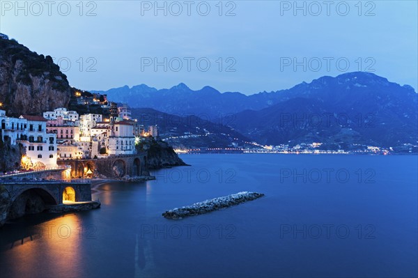 Coastline at dusk