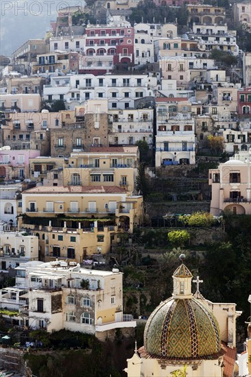 Residential buildings on hill