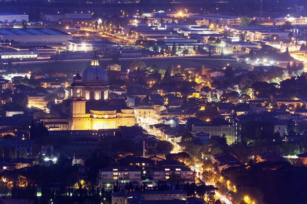 Aerial view of Basilica of Santa Maria degli Angeli