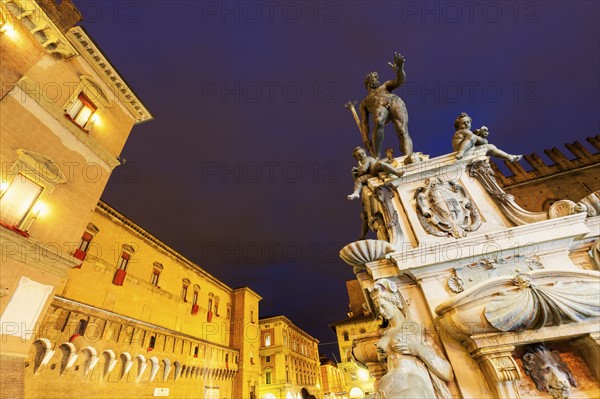 Fountain of Neptune on Piazza Maggiore