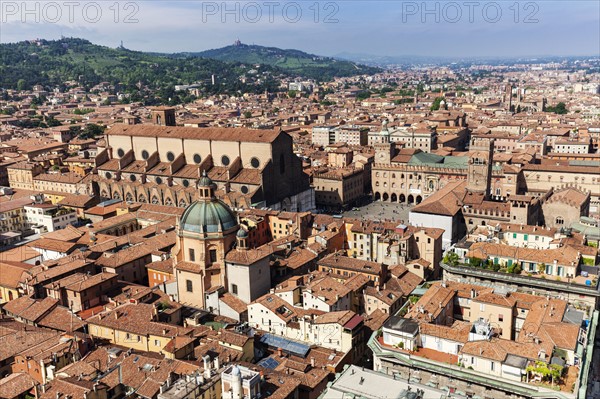 Aerial view of old town