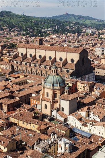 Aerial view of old town