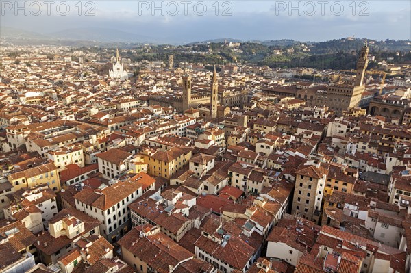 Aerial view of Florence