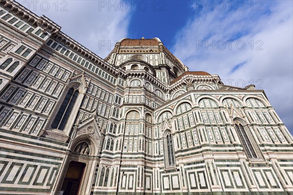 Low-angle view of Duomo Santa Maria Del Fiore