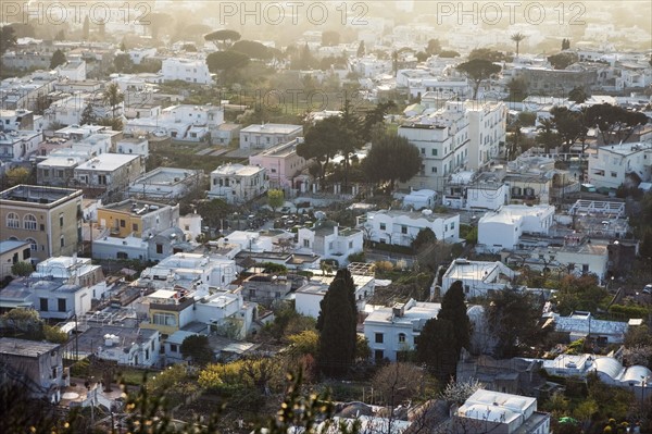 Elevated view of town