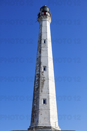Low angle view of Punta Penna Lighthouse