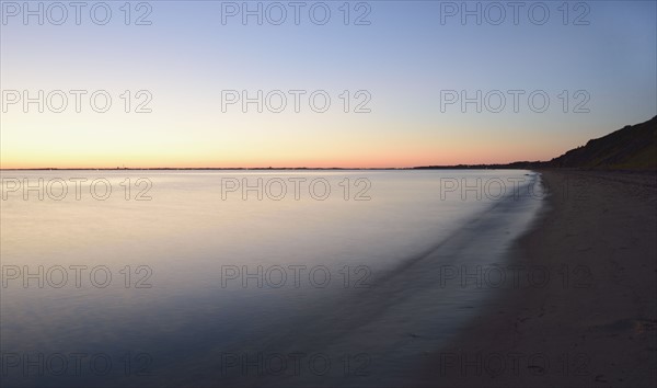 Great Hollow Beach at dusk