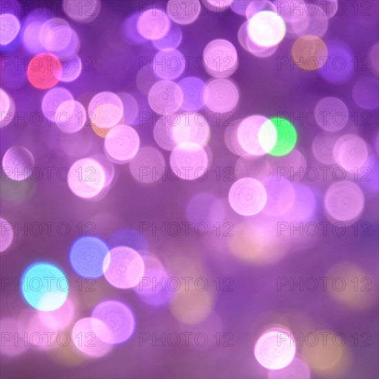 Defocused lights at night.