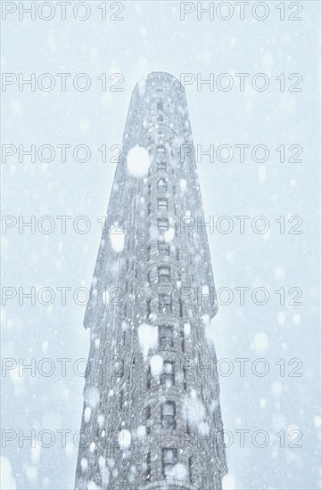 Low-angle view of Flatiron Building. New York City, New York, USA.