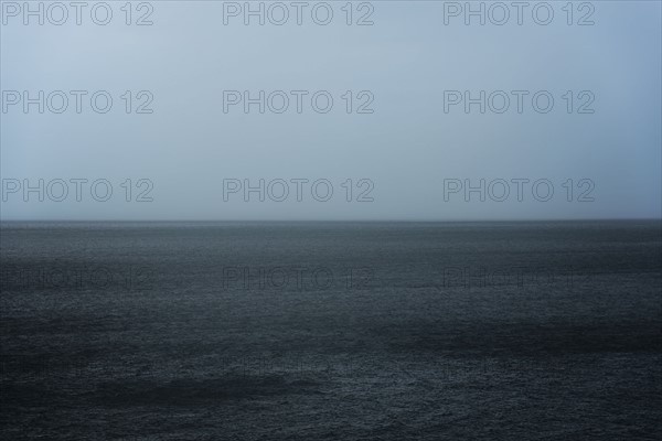 Storm clouds over sea