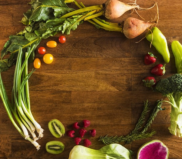 Fruit, vegetables and herbs