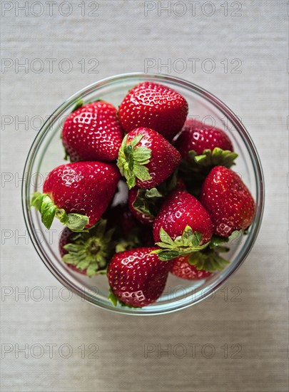 Strawberries in bowl