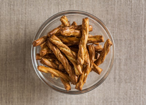 Pretzels in bowl