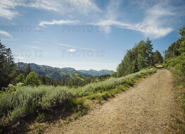 Dirt road in mountains