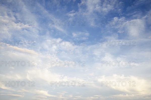 Cloudscape on sunny day