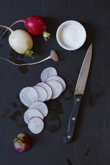 Ingredients for radish dip