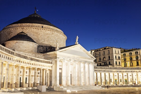 Piazza Plebiscito with San Francesco di Paola Church