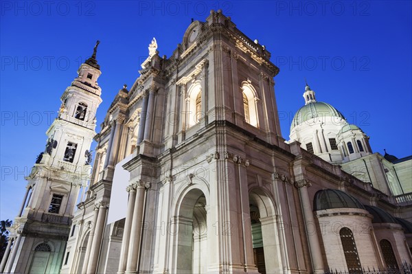 Pontifical Shrine of Blessed Virgin of Rosary at night