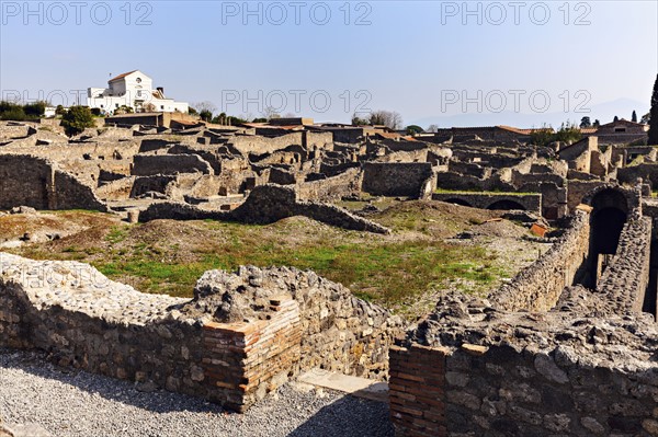 Old ruins under clear sky