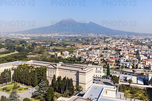 Mt Vesuvius with townscape in foreground