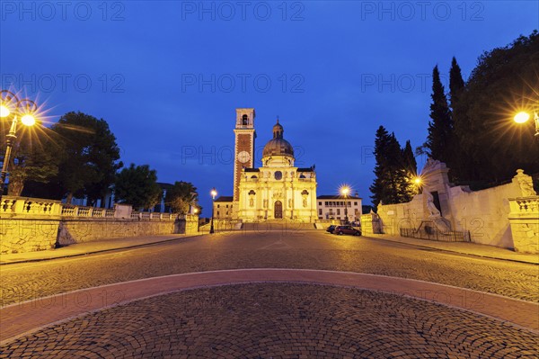 Basilica di Monte Berico at dusk