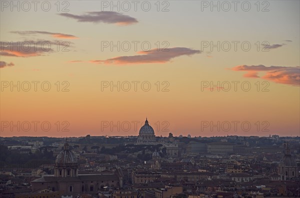 Cityscape at sunset