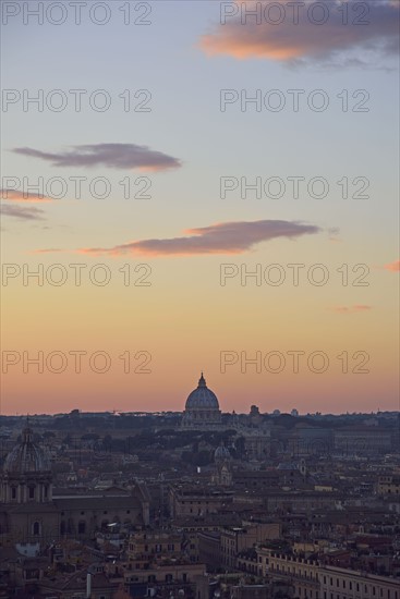 Cityscape at sunset