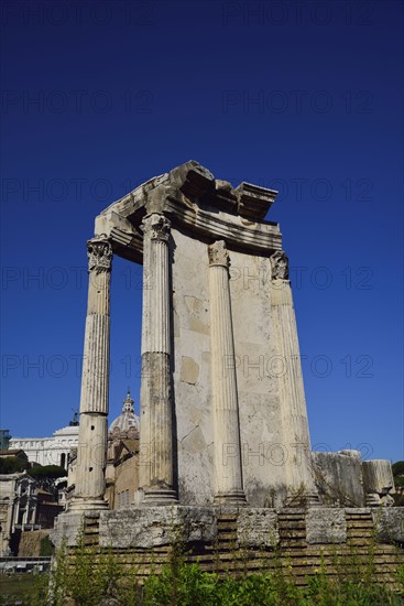 Roman Forum against clear sky