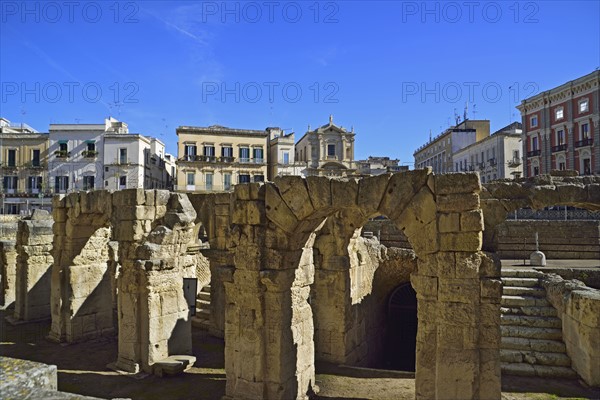 Roman ruins on Piazza Sant' Oronzo