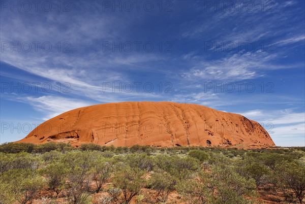 Mountains against blue sky