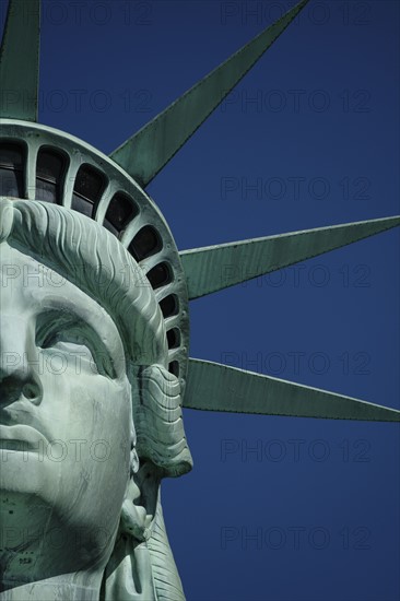 Statue of Liberty against clear sky. USA, New York, New York City.