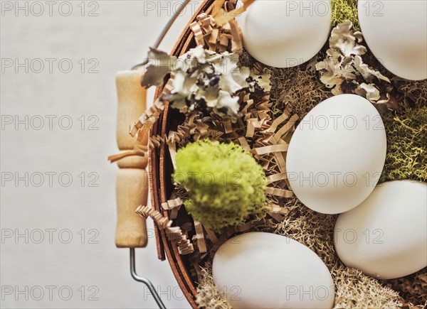 Eggs in basket