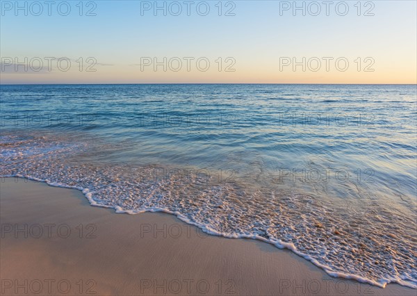 Sunset over tropical sea