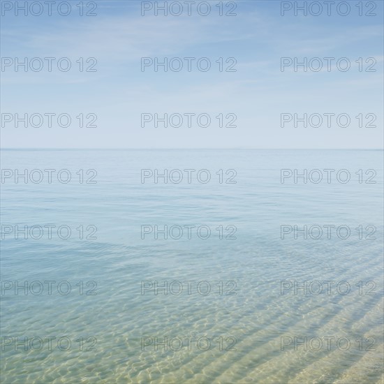 Seascape with transparent water at Cape Cod