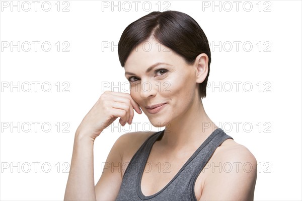 Portrait of smiling woman