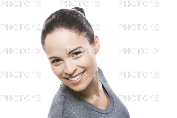 Portrait of smiling young woman