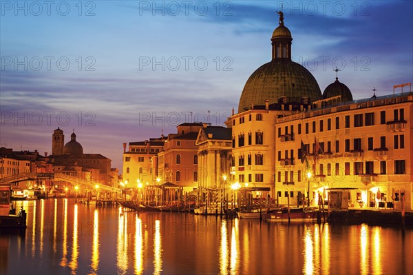 San Simeone Piccolo Church by Grand Canal Venice, Veneto, Italy