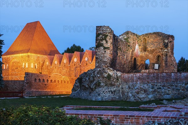 Ruins of the Teutonic Knights castle in Torun Torun, Kuyavian-Pomeranian, Poland