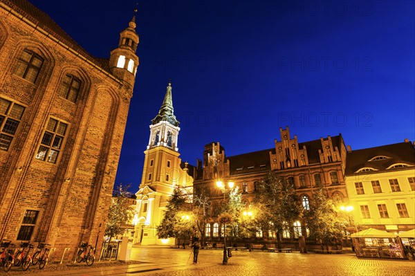 Old Market Square in Torun Torun, Kuyavian-Pomeranian, Poland