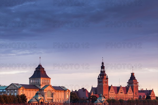 Old architecture of Szczecin Szczecin, West Pomeranian, Poland