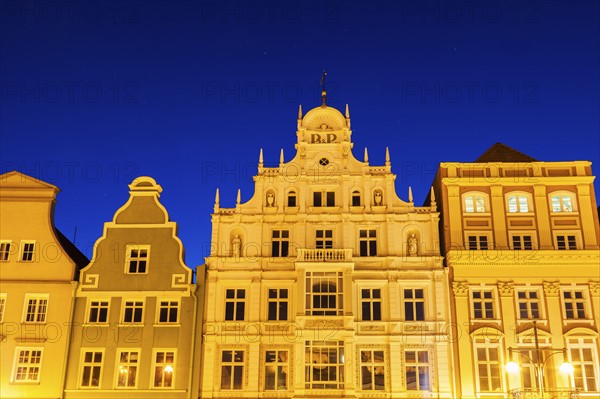 Architecutre of Rostock Rostock, Mecklenburg-Vorpommern, Germany