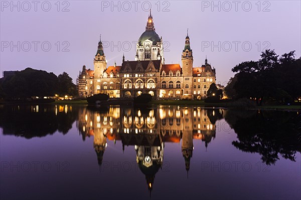 New Town Hall in Hanover Hanover (Hannover), Lower Saxony, Germany