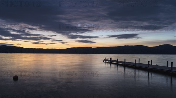 Adirondack region landscape with lake George